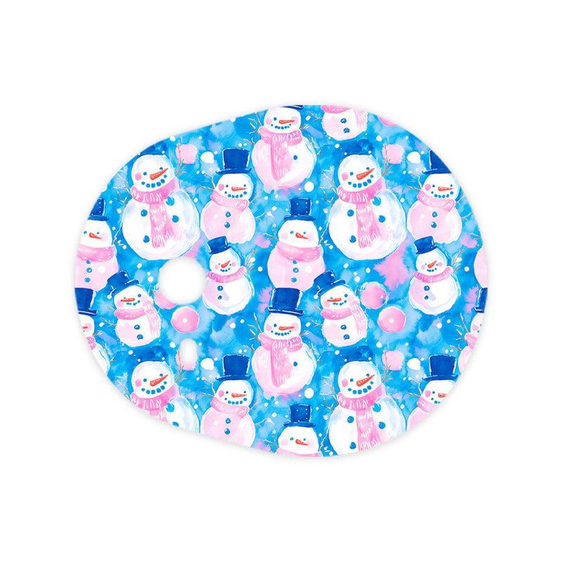 Peelz Snowman Sticker for DEXCOM G7 and Stelo Transmitter Peelz/Stickers
