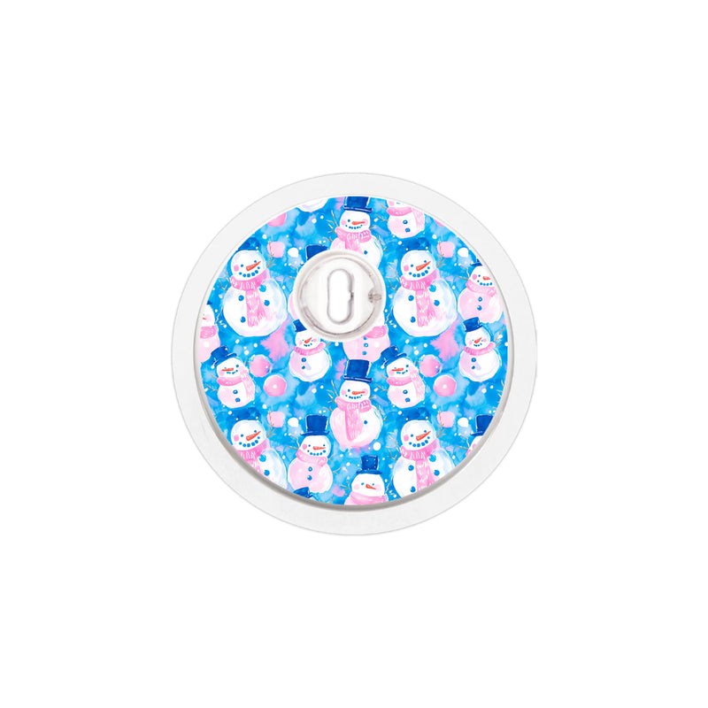 Peelz Snowman Sticker for FreeStyle Libre 3 Plus & Lingo  Sensor Peelz/Stickers