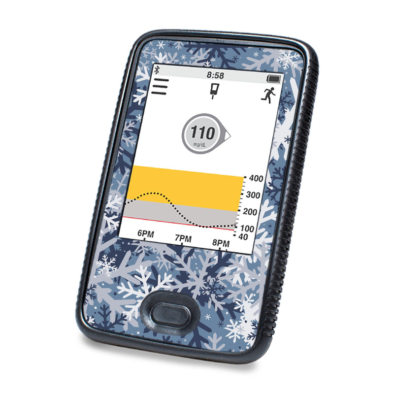 Peelz Snowy Camo DEXCOM G6 Touchscreen Receiver Peelz/Stickers