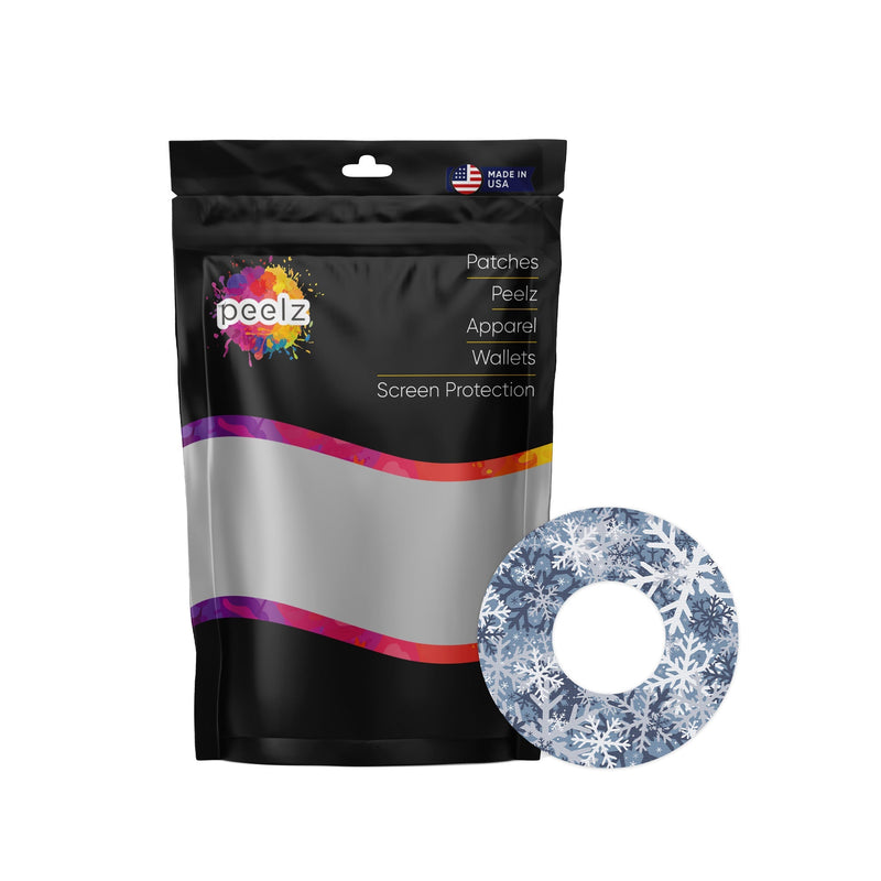 Peelz Snowy Camo Patch  Tape Designed for the FreeStyle Libre 2 Patch Medical Tape
