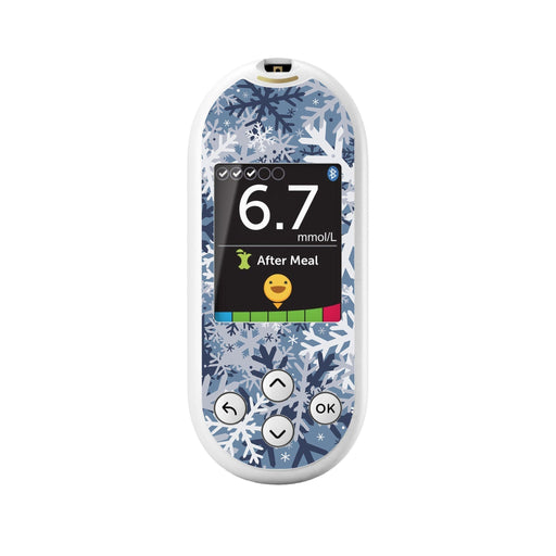 Peelz Snowy Camo for OneTouch Verio Reflect Glucometer Peelz/Stickers