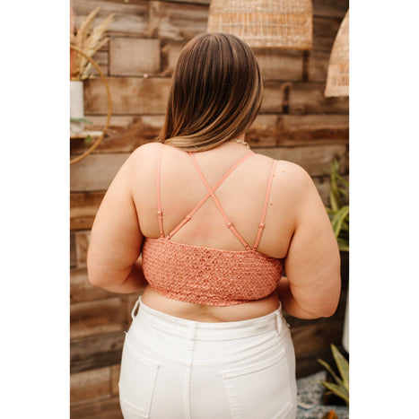 This is Love Bralette in Coral Haze