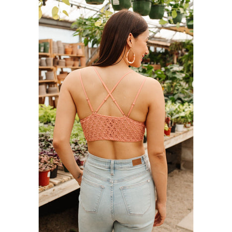 This is Love Bralette in Coral Haze