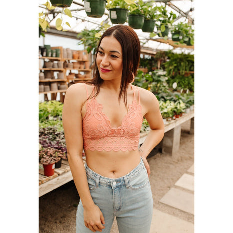 This is Love Bralette in Coral Haze