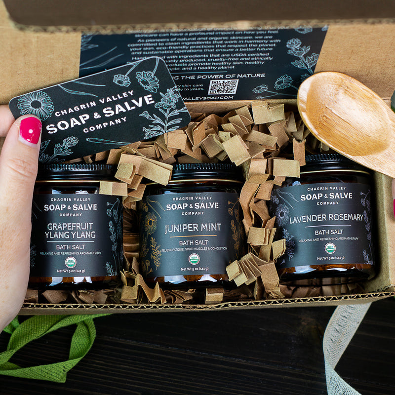 Chagrin Valley Soap & Salve Gift: Bath Salt Sampler Gift