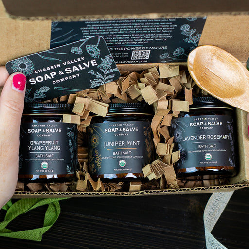 Chagrin Valley Soap & Salve Gift: Bath Salt Sampler Gift