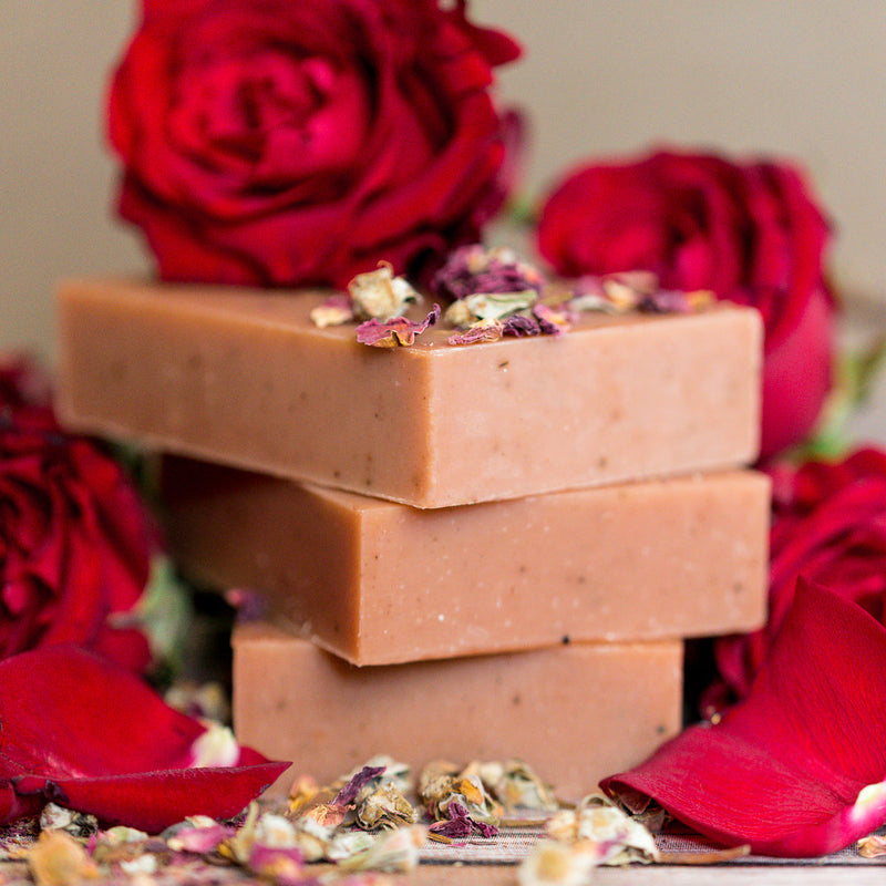 Chagrin Valley Soap & Salve Natural Soap: Shea Rose Clay Complexion Soap