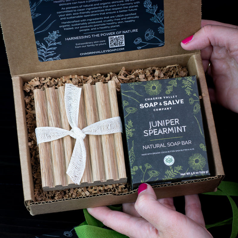 Chagrin Valley Soap & Salve Gift: Soap Bar & Soap Deck Gift