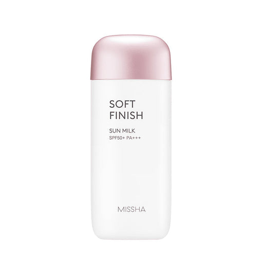 AsiaBeautyMall Missha All Around Safe Block Soft Finish Sun Milk SPF50+ PA+++ Sunscreen White Smoke