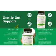 casa de sante Herbal Colon Cleanse + Probiotics MD PhD Formulated Gut Friendly Low FODMAP Digestive Support Supplements