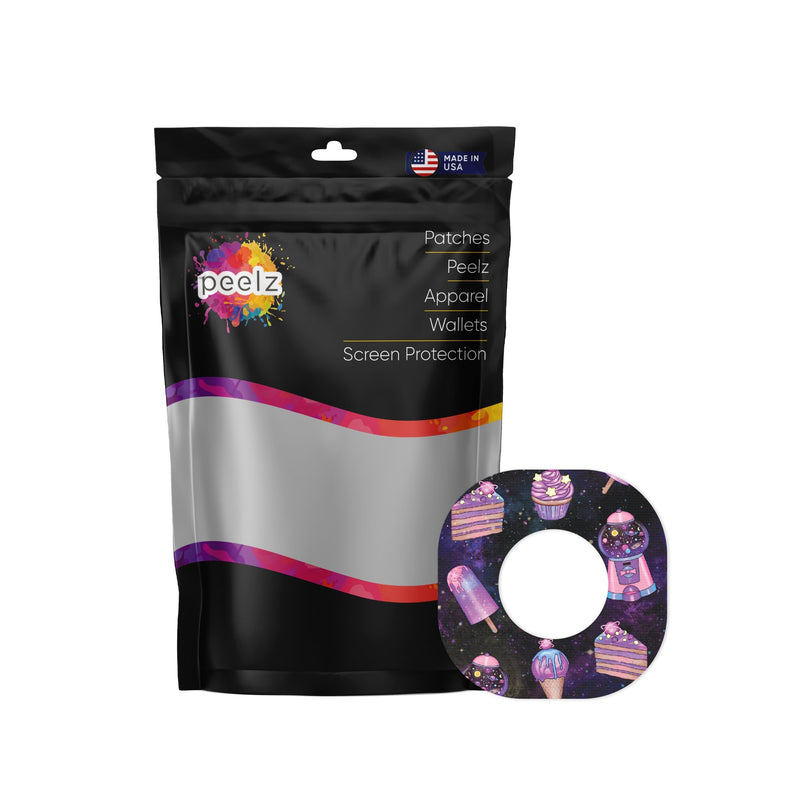 Peelz Space Candy Dexcom G7 and Stelo Patch Tape - Pump Peelz Patch Medical Tape