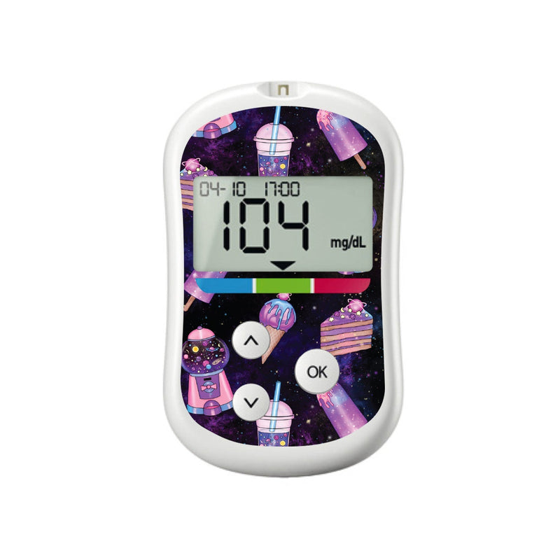 Peelz Space Candy for OneTouch Verio Flex Glucometer Peelz/Stickers