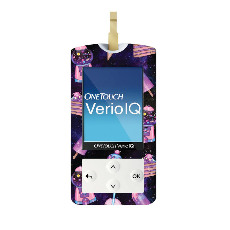 Peelz Space Candy for OneTouch Verio IQ Glucometer Peelz/Stickers