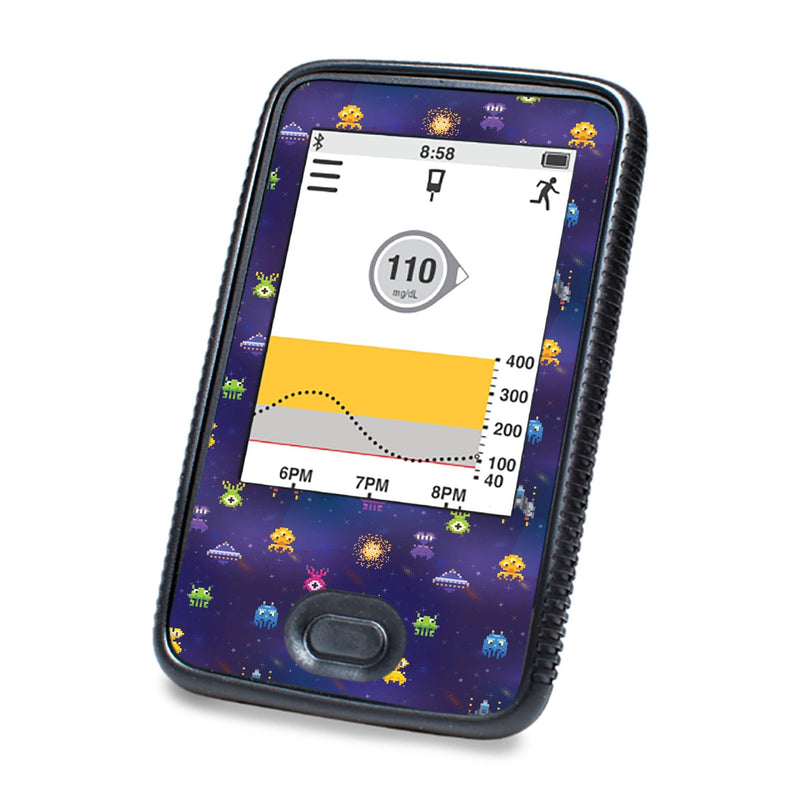 Peelz Space Invaders Designed for DEXCOM G6 Touchscreen Receiver Peelz/Stickers