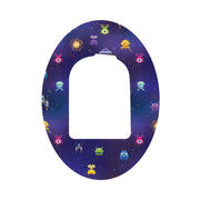 Peelz Space Invaders Pod Patch Tape - Pump Peelz Patch Medical Tape