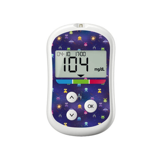 Peelz Space Invaders Sticker for Medtronic MiniMed 770G & 780G Peelz/Stickers