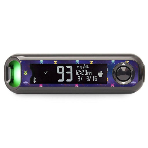 Peelz Space Invaders for Bayer Contour© Next One Glucometer Peelz/Stickers