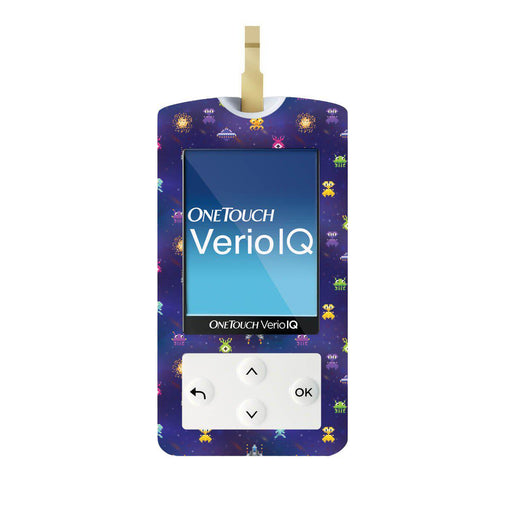 Peelz Space Invaders for OneTouch Verio IQ Glucometer Peelz/Stickers