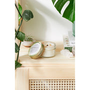 Butter Me Up Organics Space Clearing Candle/ Intention Candle / Organic Soy Candle / Candle with Crystals / Cleansing Candle Metaphysical