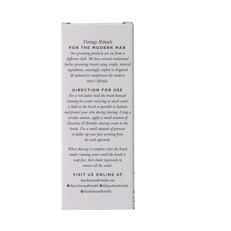 Hawkins & Brimble COM Synthetic Shaving Brush Shaving