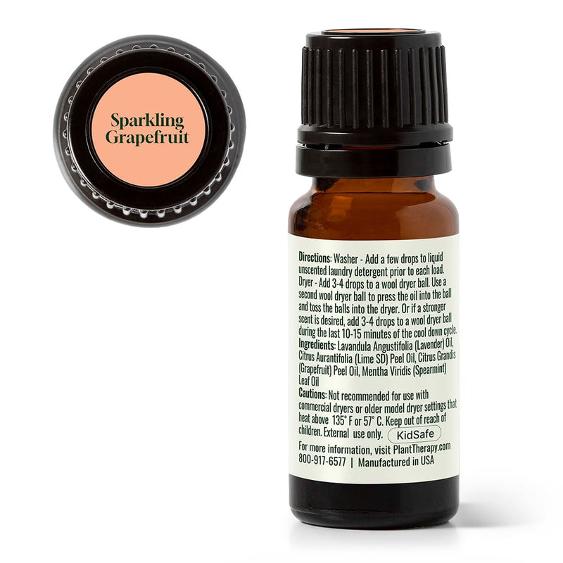 Plant Therapy Sparkling Grapefruit Laundry Essential Oil Blend Household