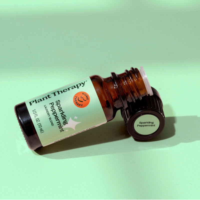 Plant Therapy Sparkling Peppermint Laundry Essential Oil Blend Household
