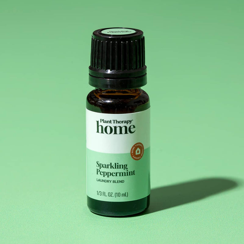 Plant Therapy Sparkling Peppermint Laundry Essential Oil Blend Household