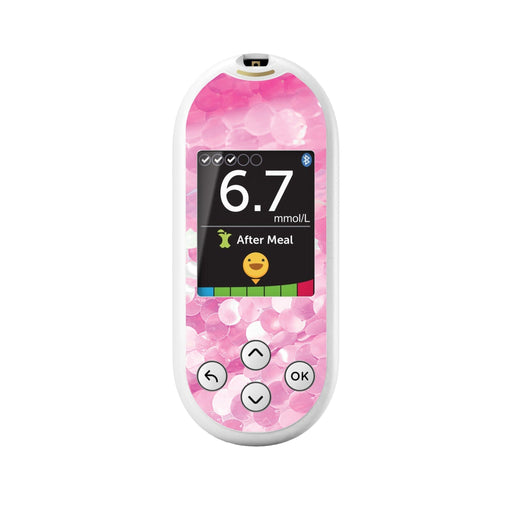 Peelz Sparkly Sequins for OneTouch Verio Reflect Glucometer Peelz/Stickers