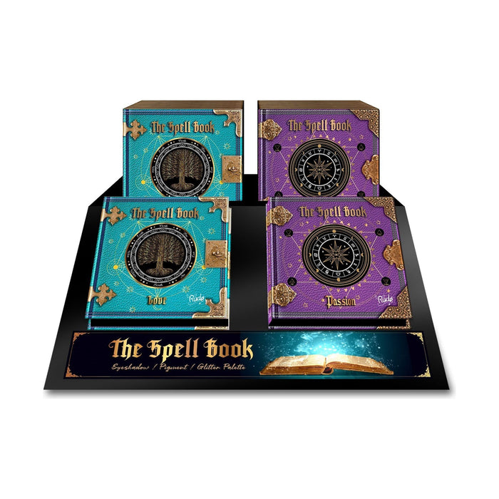 Rude Cosmetics - Rude Cosmetics - The Spell Book Eyeshadow Palette Display Set B, 24 pcs