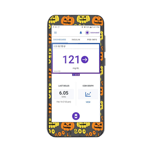 Peelz Spooked Sticker for Omnipod® 5 Controller – Pump Peelz Peelz/Stickers
