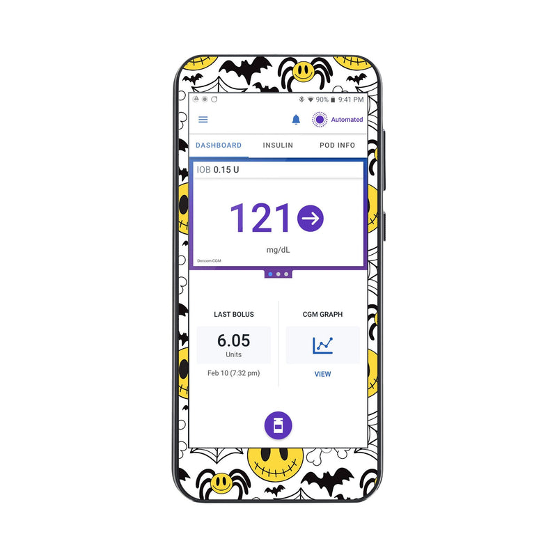 Peelz Spooky Season Sticker for Omnipod® 5 Controller – Pump Peelz Peelz/Stickers