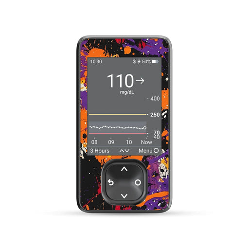 Peelz Spooky Splatter DEXCOM G7 Touchscreen Receiver Peelz/Stickers
