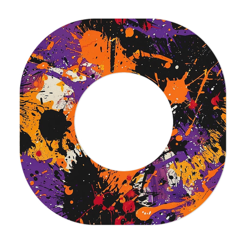 Peelz Spooky Splatter Dexcom G7 and Stelo Patch Tape - Pump Peelz Patch Medical Tape