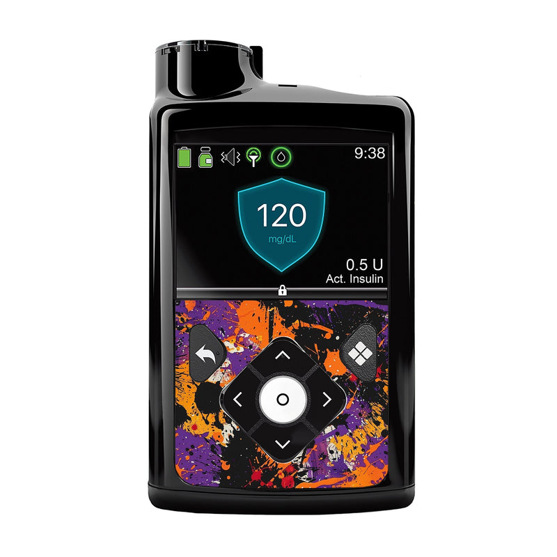 Peelz Spooky Splatter for Medtronic MiniMed 770G & 780G Peelz/Stickers