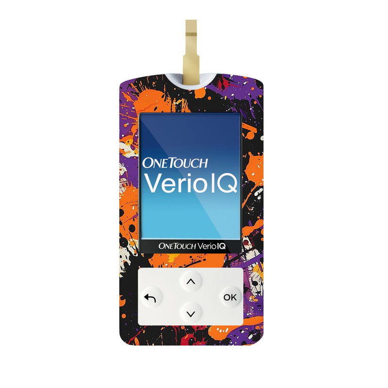 Peelz Spooky Splatter for OneTouch Verio IQ Glucometer Peelz/Stickers