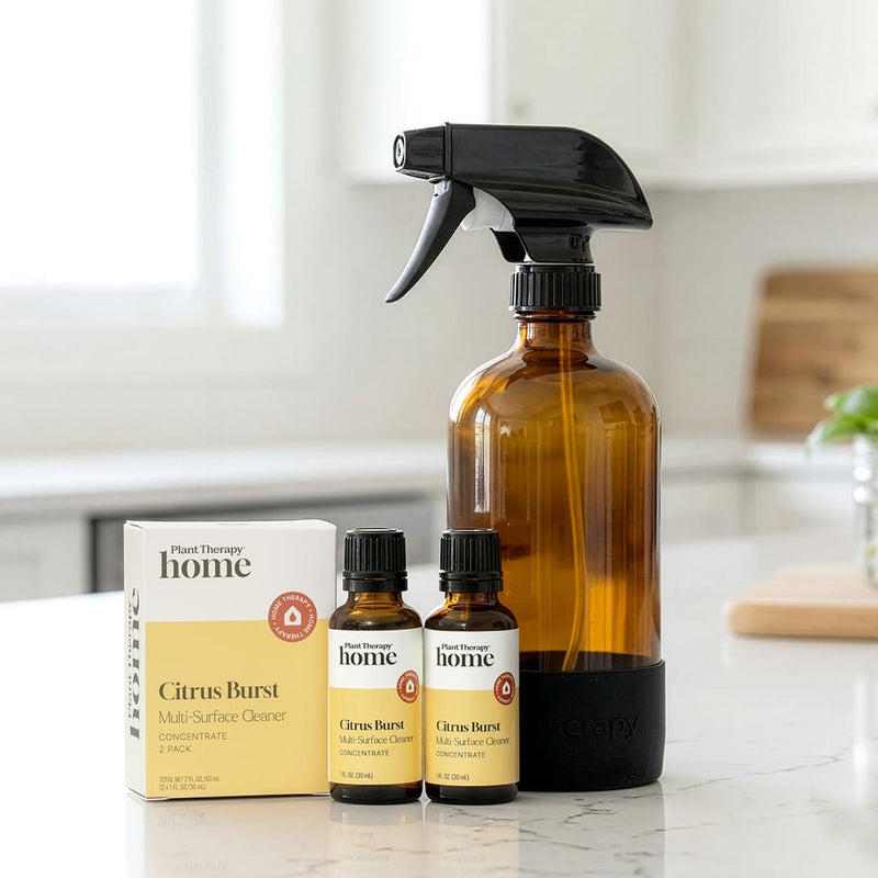 Plant Therapy Citrus Burst Multi-Surface Cleaner 2-Pack Household