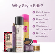 Style Edit Root Concealer Spray and Powder Trio (Full & Travel Size Spray)