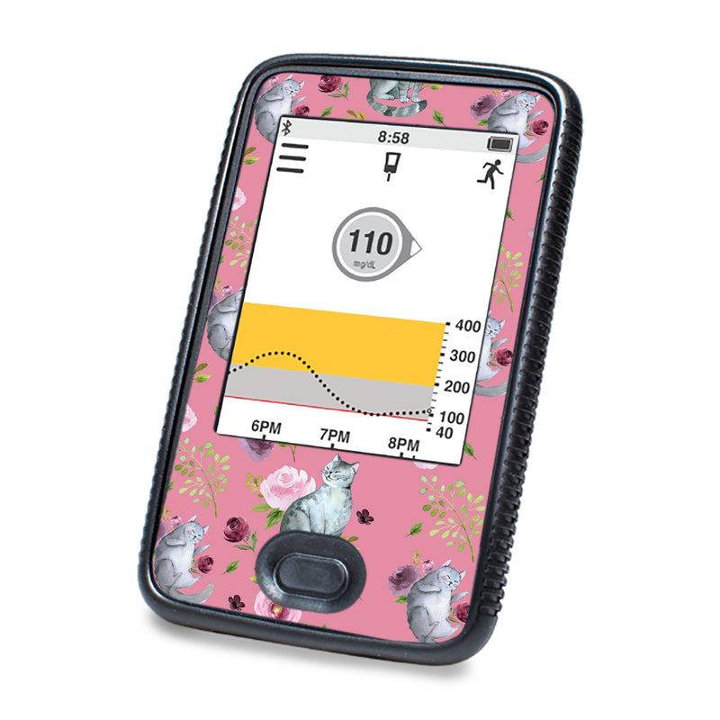 Peelz Spring Cats Designed for DEXCOM G6 Touchscreen Receiver Peelz/Stickers