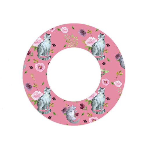Peelz Spring Cats Patch  Tape Designed for the FreeStyle Libre 2 Patch Medical Tape