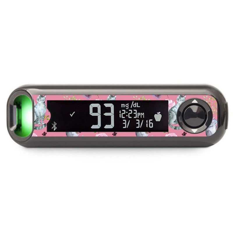Peelz Spring Cats for Bayer Contour© Next One Glucometer Peelz/Stickers