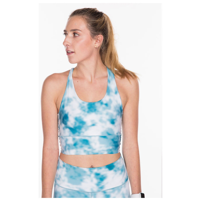 Spring Fog Longline Sports Bra