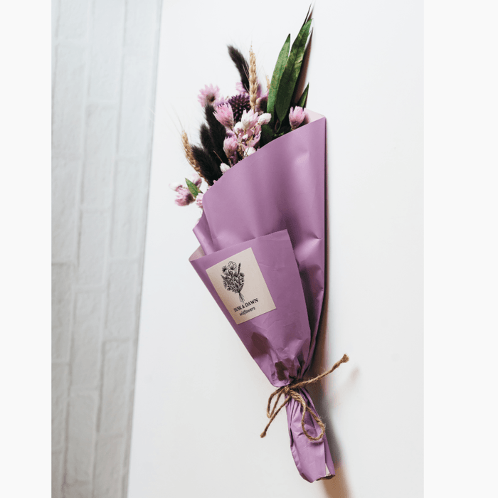 Iris Dried Flower Mini Bouquet by Giften Market