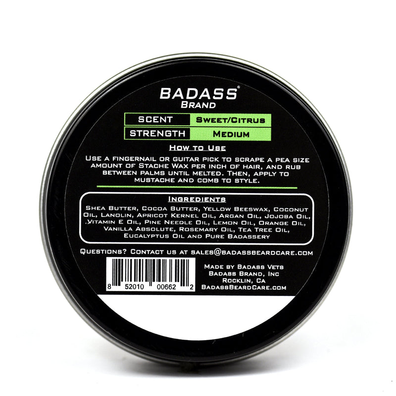 Badass Beard Care Badass Mustache Wax WAX