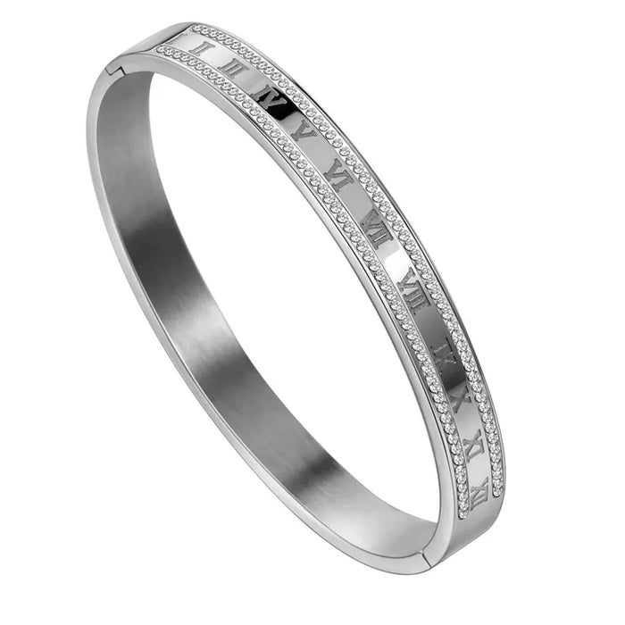 Frankie Roman Numeral Bangle (Pre-Order)