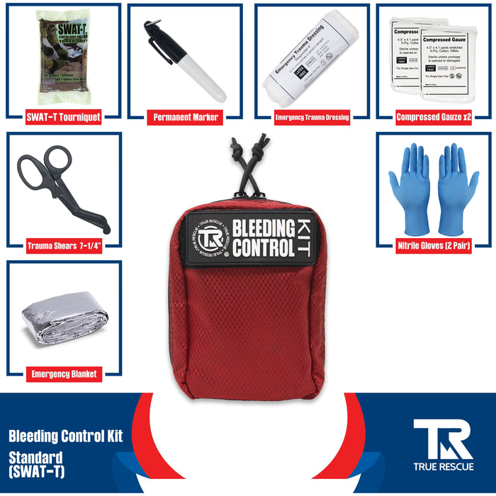 Bleeding Control Kit with Wall Mount