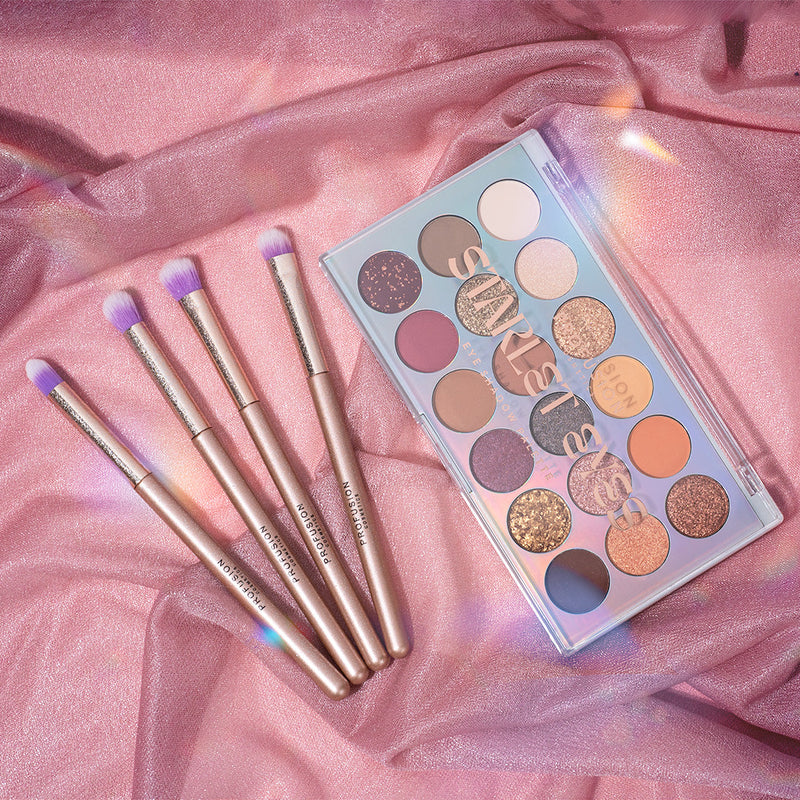 Profusion Cosmetics Starlet Eyes 5 PC Palette & Brush Set Eye