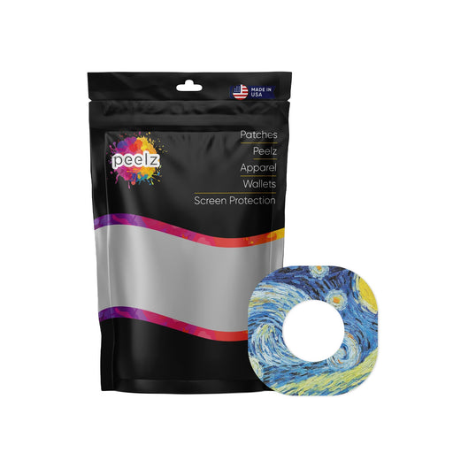 Peelz Starry Night Dexcom G7 and Stelo Patch Tape - Pump Peelz Patch Medical Tape