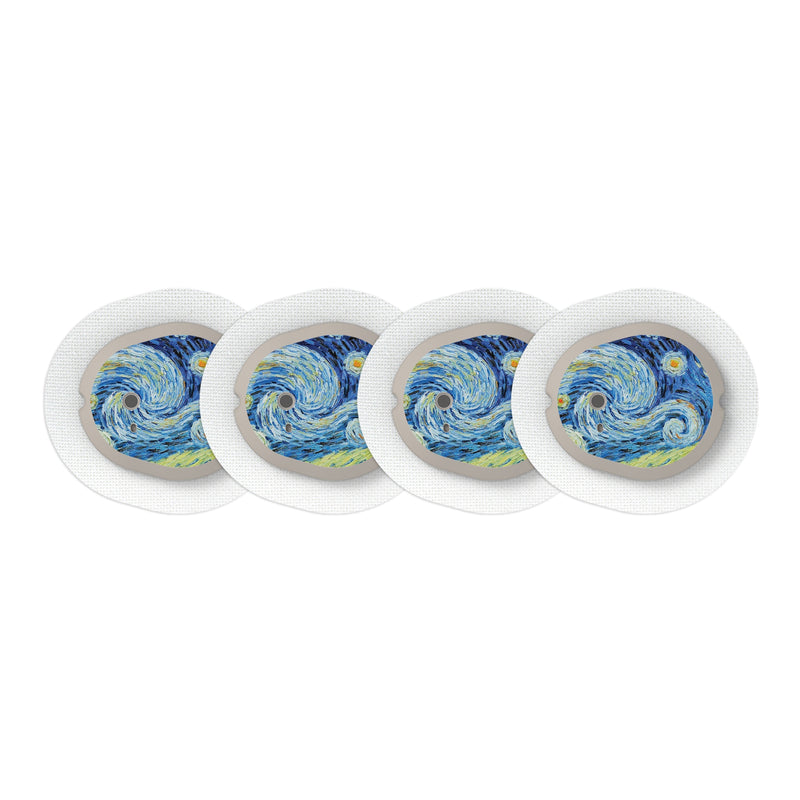 Peelz Starry Night Sticker Designed for the DEXCOM G7 and Stelo Transmitter Peelz/Stickers