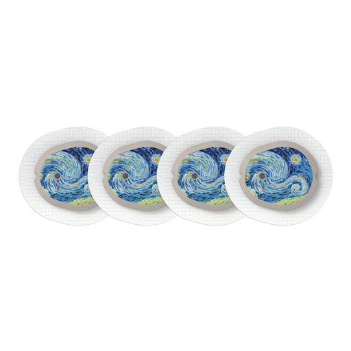 Peelz Starry Night Sticker Designed for the DEXCOM G7 and Stelo Transmitter Peelz/Stickers