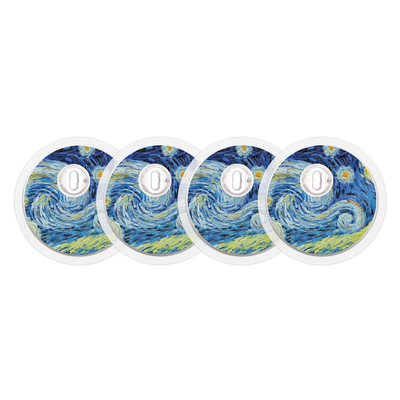 Peelz Starry Night Sticker Designed for the FreeStyle Libre 3 Plus & Lingo  Sensor Peelz/Stickers